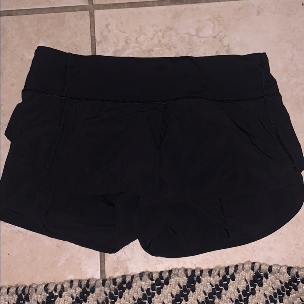 Black lululemon shorts